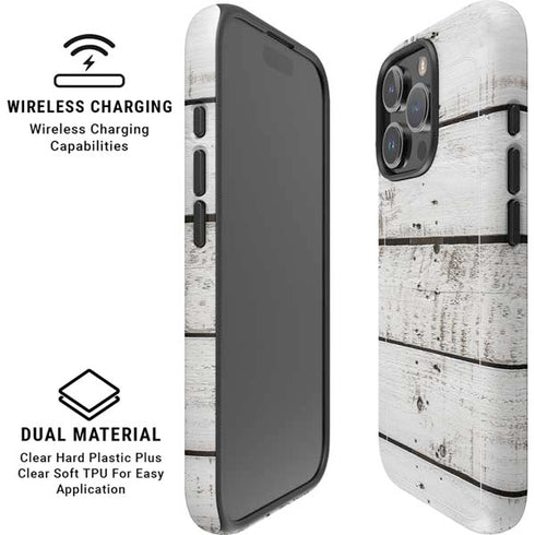 Weathered Wood iPhone 16 Pro Magsafe Impact Case